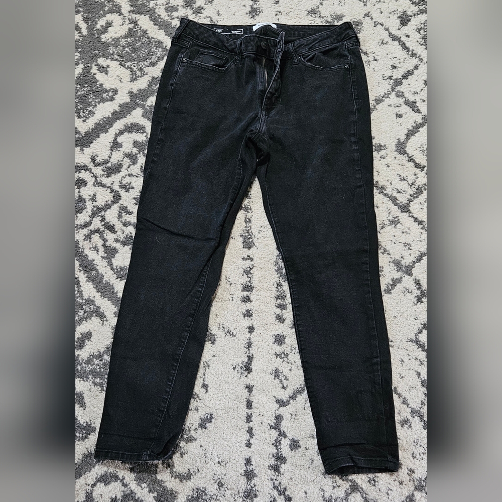 Black skinny jeans size 14R